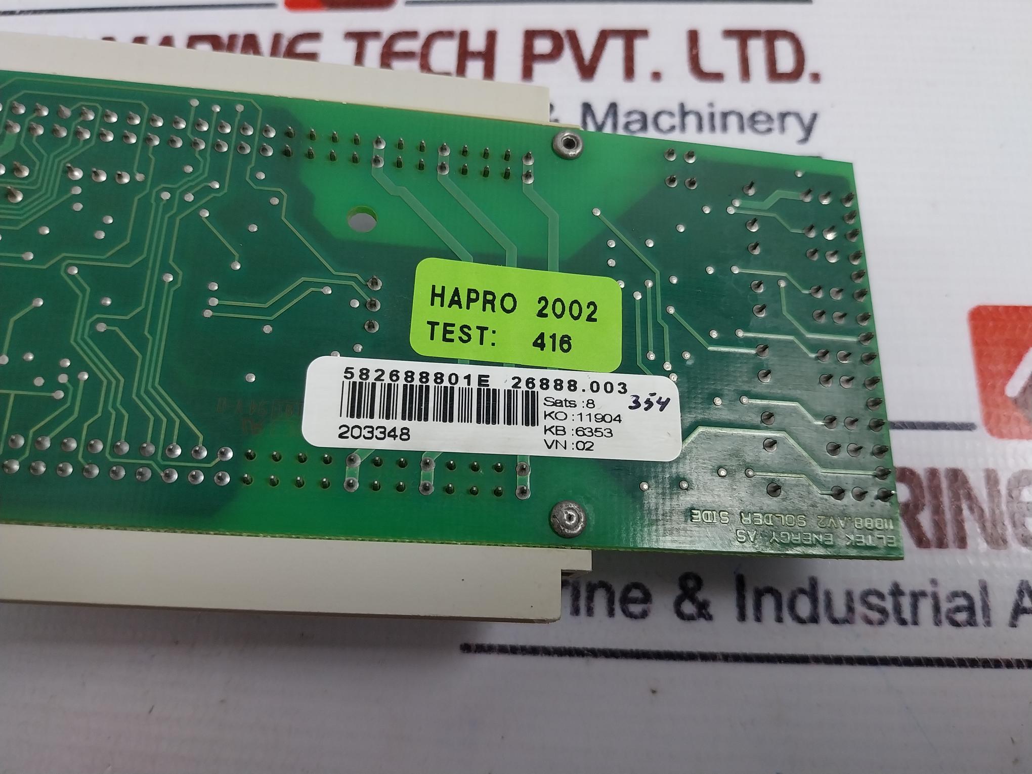 Eltek Energy 11888.av2 582688801e 26888.003 203348 Pcb Card