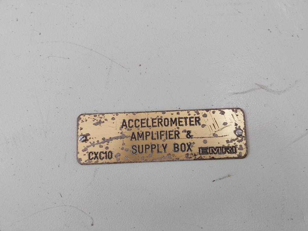 Emri Cxc10 Accelerometer Amplifier & Supply Box 1-20Hz 220 Volt