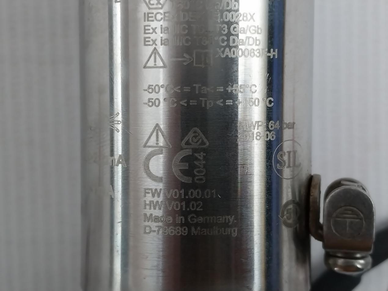 Endress+Hauser Ftl50-ggq2Aa8N3A Liquiphant M Vibronic Point Level Detector.