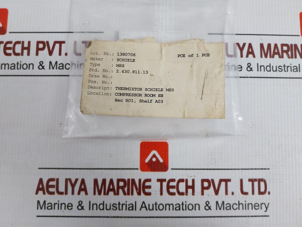 Mss Thermistor Motor Protection Relay 220-240V Schiele