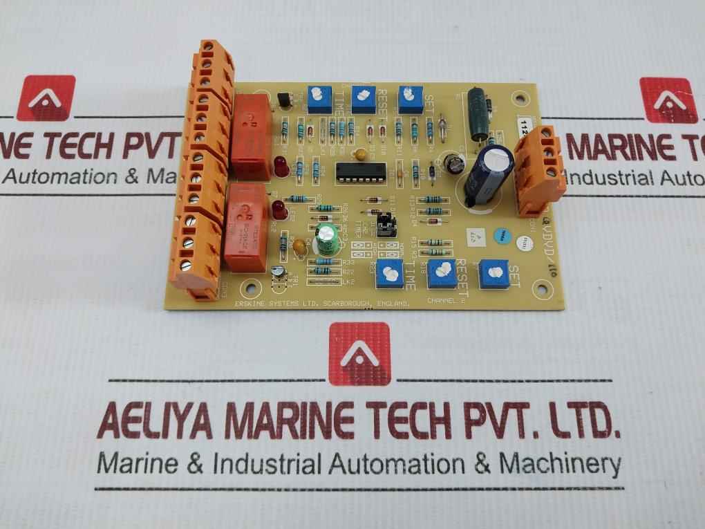 Erskine Systems Relay Control And Timing Pcb Module Qpcb/4024Pea/1