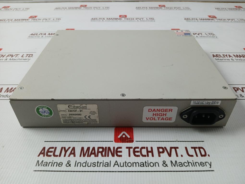 Es6T2F-st Ethercom 110-240Vac Ethernet Switch Module