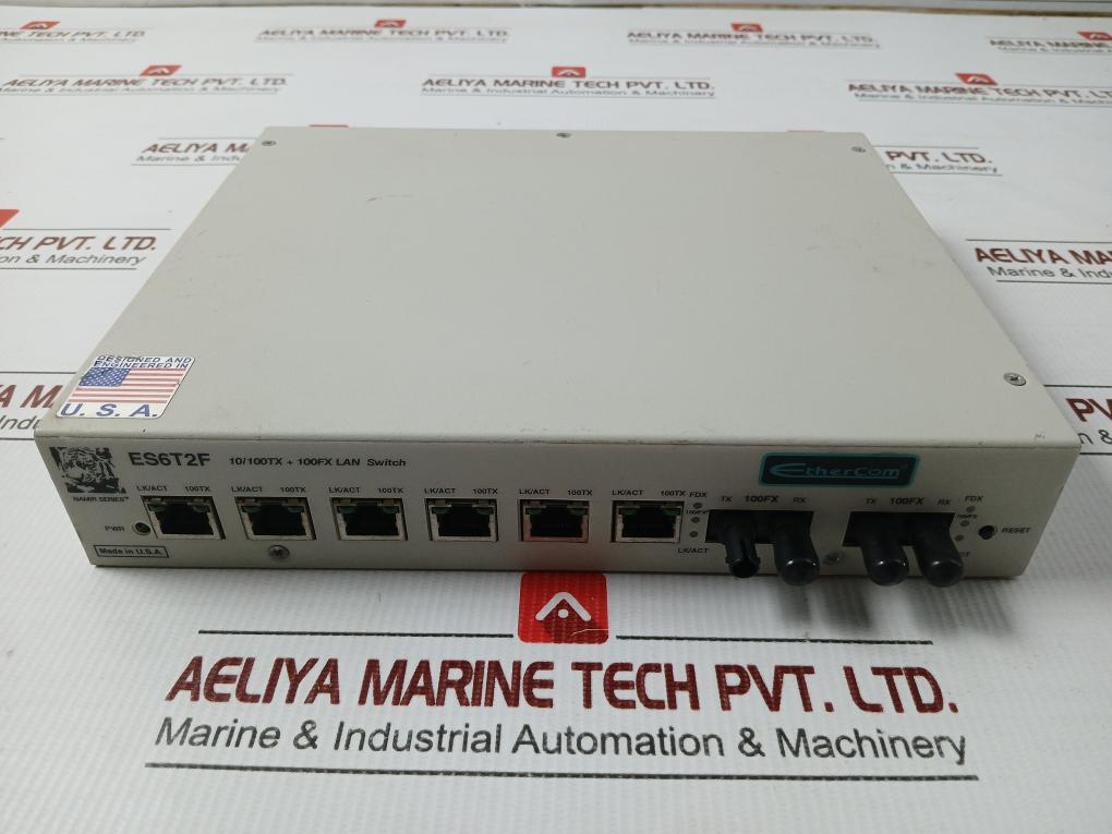 Es6T2F-st Ethercom 110-240Vac Ethernet Switch Module