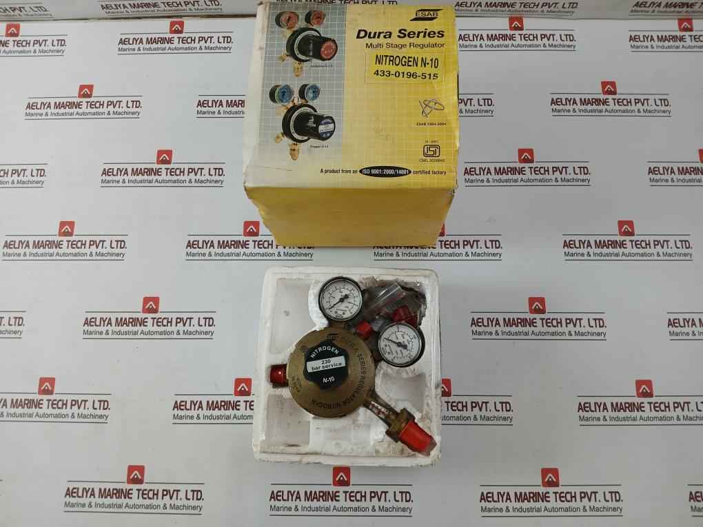 Esab 433-0196-515 Nitrogen Multi Stage Regulator 230Bar 0-230Psi