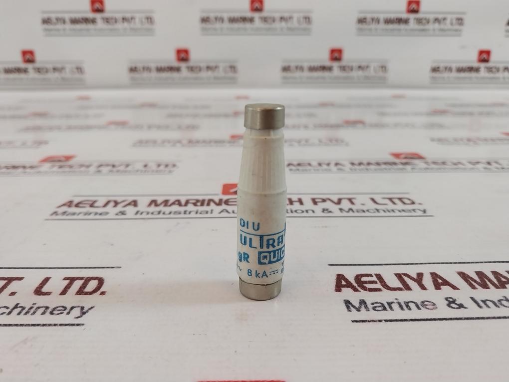 Lot of 12X ETI E-16 GR 500V 16A Bottle Fuse DI U Ultra Quick Breaking Capacity