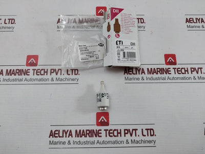Eti Slow Blow Diazed Fuse Link 002312402, 4A 500V (1 Box =4 Pieces)