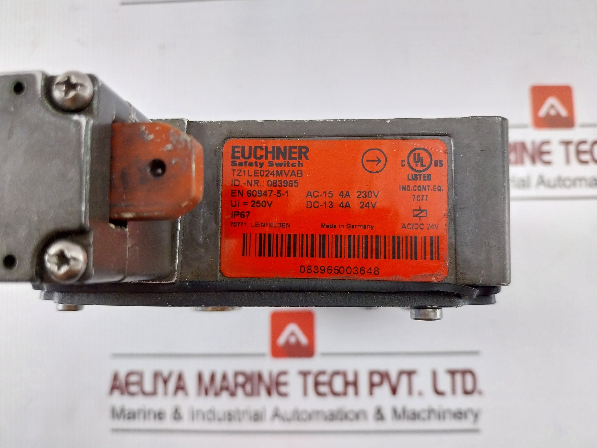 Euchner Tz1Le024Mvab Safety Switch 250V Ip67..