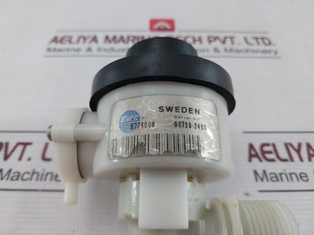 Evac 5774000 Water Valve With Bracket