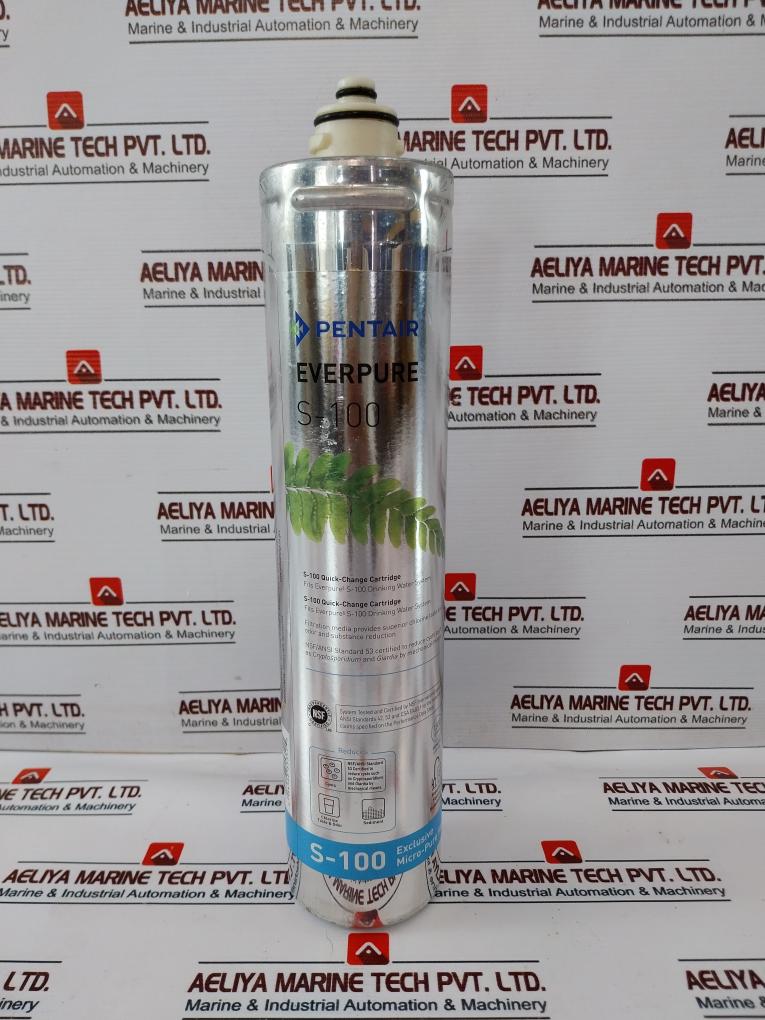Everpure S-100 Water Filter Cartridge System 10-125 Psi (0.7-8.6 Bar)