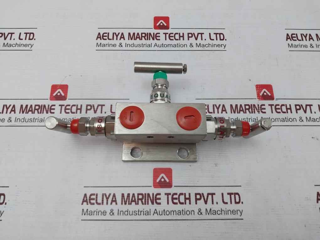 Excelock E306Dm/3Vm-t Valve Manifold 1/2"Npt X Flg.-ss316-nace 6000 Psi
