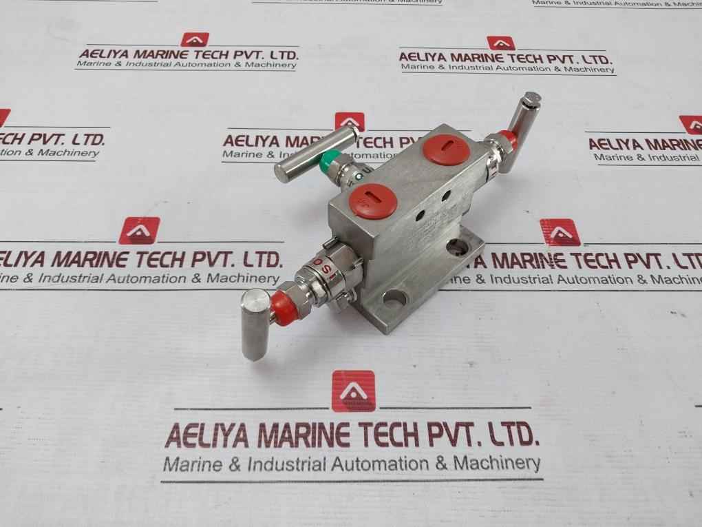 Excelock E306Dm/3Vm-t Valve Manifold 1/2"Npt X Flg.-ss316-nace 6000 Psi