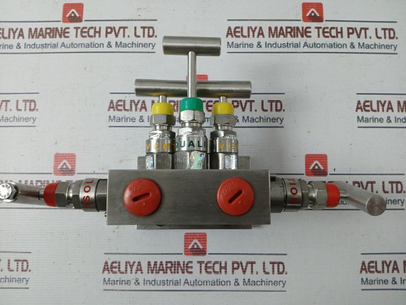 Excelock E505 Dm T-type 5-way Manifold Valve 6000 Psi E-7257/186
