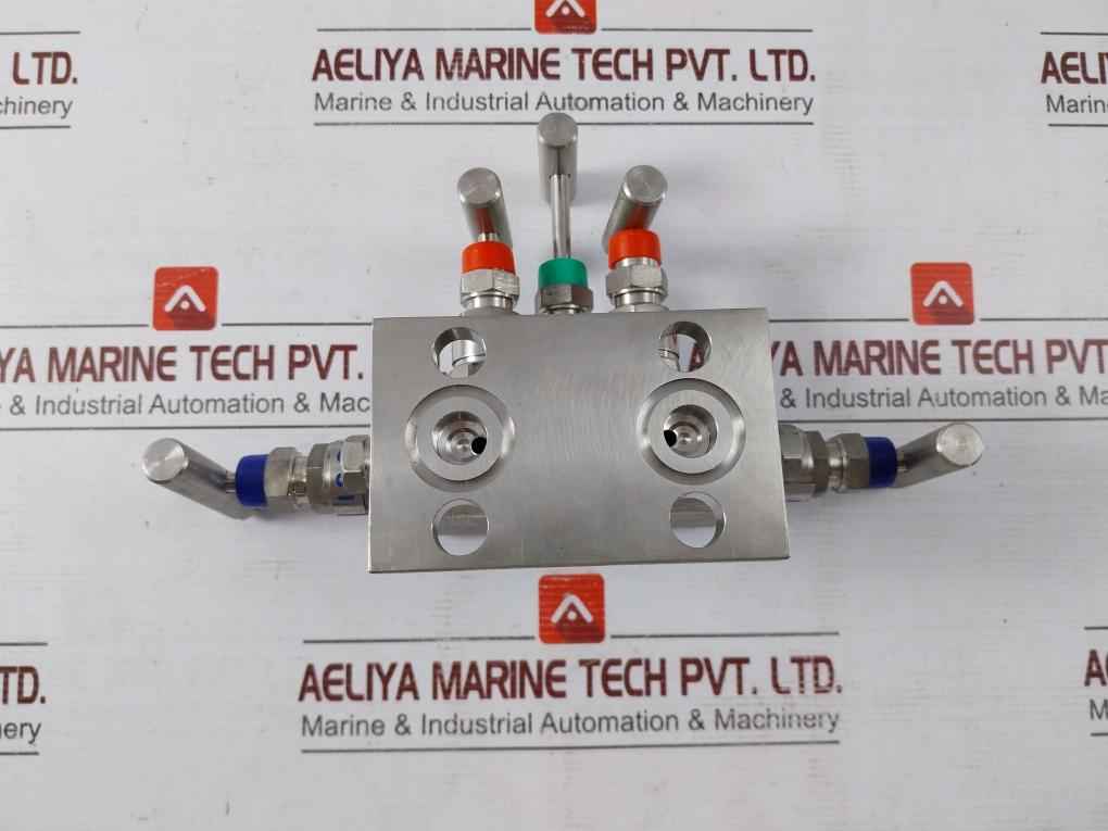 Excelock E505 Dm Valves & Manifold 1/2"Npt (F) X Flange Hydro T.Pr.6000 Psi