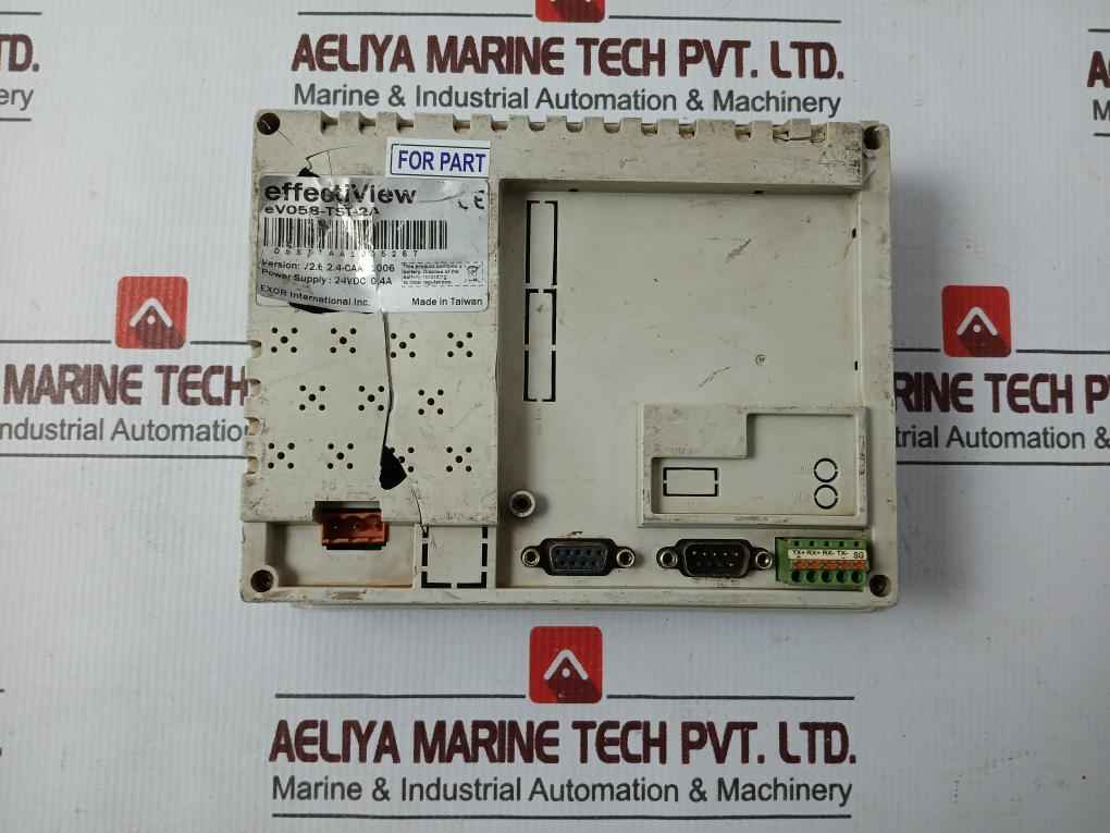 Exor Ev058-tst-2A Digital Display Operator Panel 24Vdc 0.4A (Not Working)