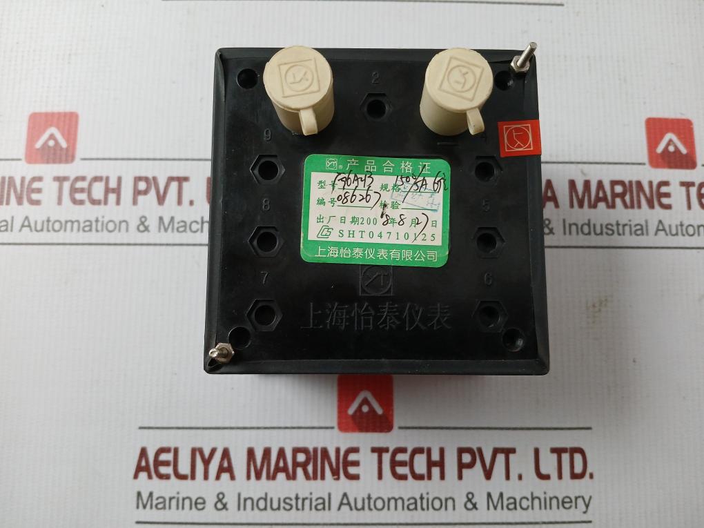 F96-acb Analog Panel Ammeter 0 To 9 Ka Shanghai Yitai