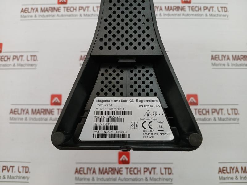 F@St 5670V2 Home Box Wireless Router With Adapter 12Vdc Sagemcom