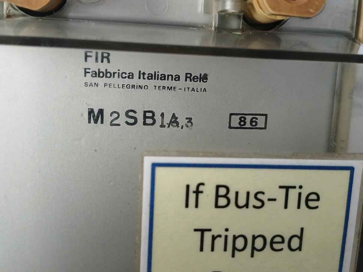 Fabbrica Italiana M2Sb1A.3 Relay Uaux.110V-