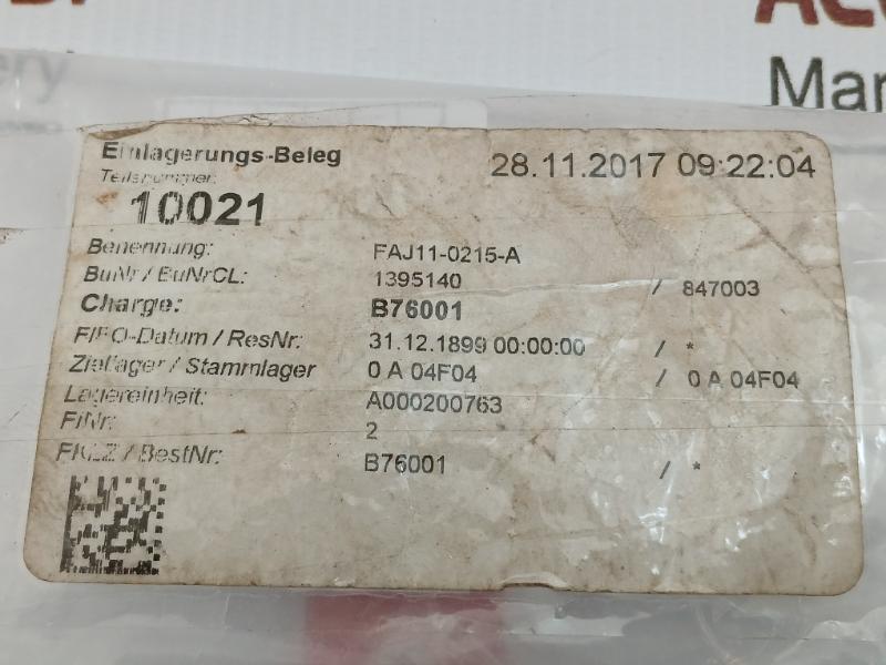 Faj11-0215-a Speed Pickup Sensor Noris
