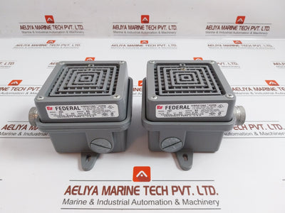 Federal Signal 450 Vibratone Horn Volts:24 Hz: Dc Amps: 0.25