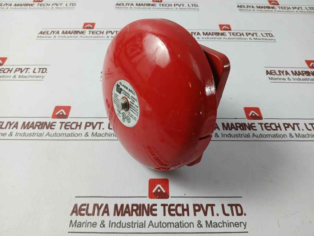 Federal Signal Fsf-106 Alarm Bell Max.24Vdc 13.5Ma Mba6-h1072