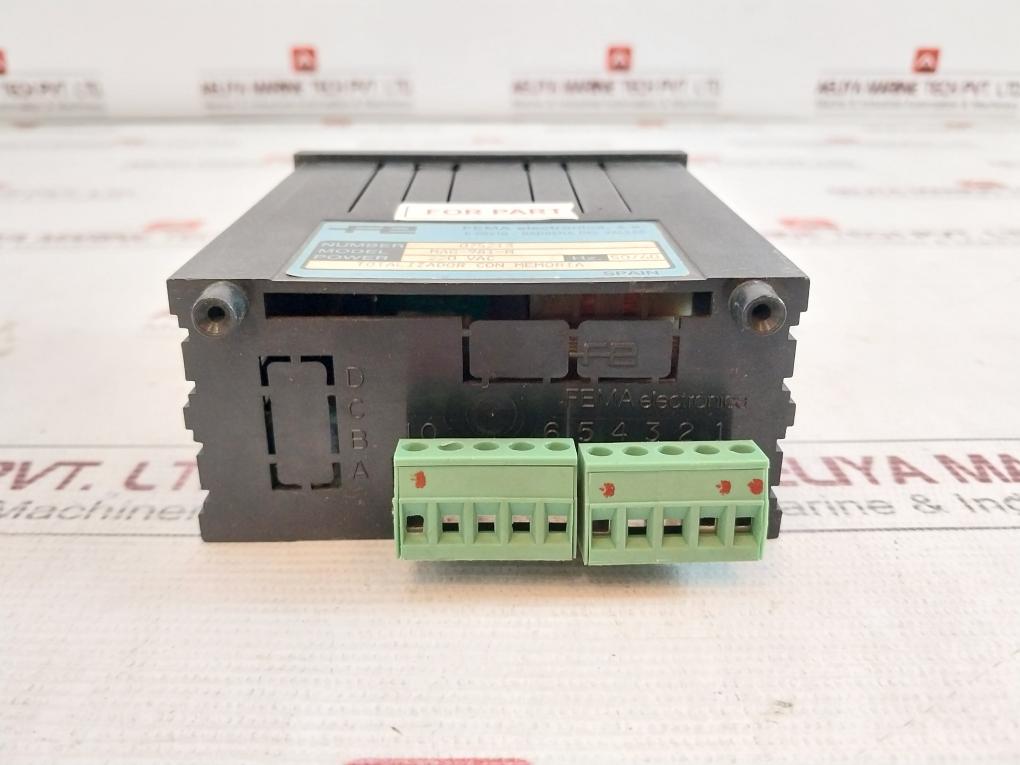 Fema Electronica Mag-981-m Panel Meter 220 Vac Hz.50/60 075213