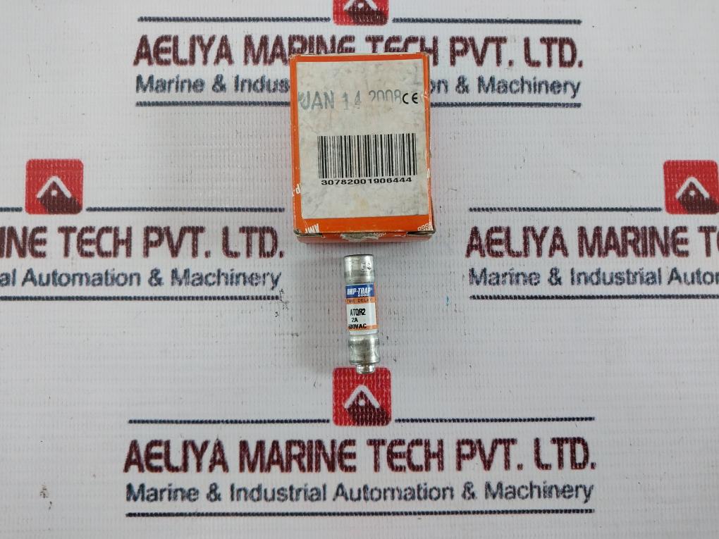 Lot of 10X Ferraz Shawmut ATQR2 Time Delay Fuse 2A 600Vac