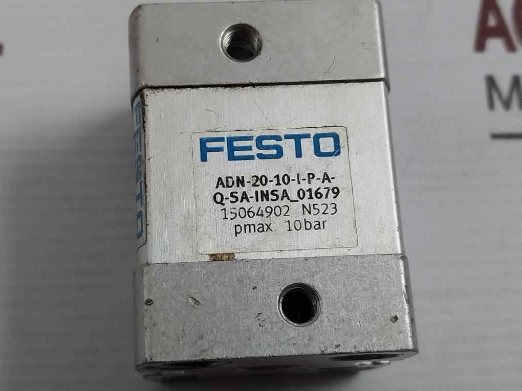 Festo Adn-20-10-i-p-a-q-sa-insa_01679 Pneumatic Compact Cylinder 10 Bar