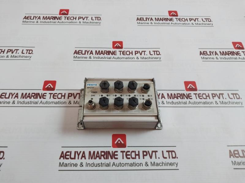 Festo Cp-e16-m12X2-5Pol Input-p Module 175561 Nd07 Hw:01.00 -5 C Ta 50 C