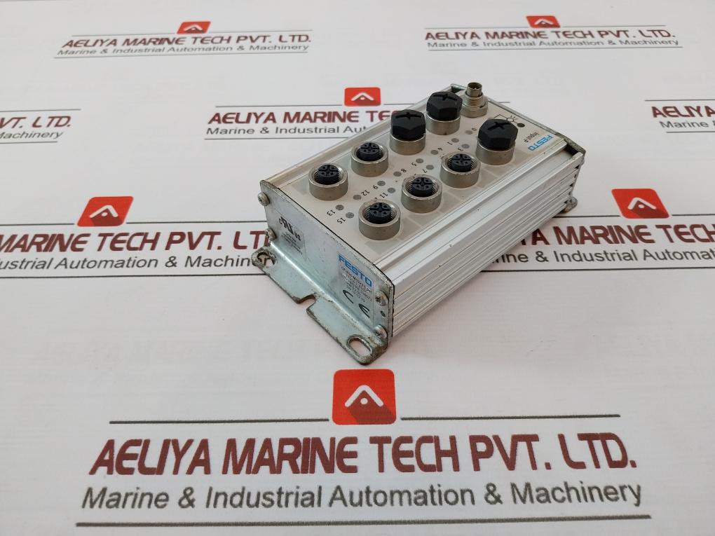 Festo Cp-e16-m12X2 5 Pol Input Module 175561 X107 Ip65 24Vdc