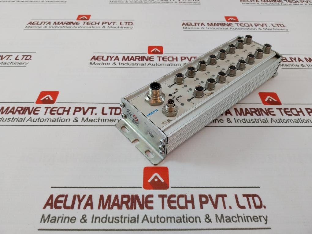 Festo Cp-e16-m8-z Input Module 189670 X107 24Vdc Ip65 80 C