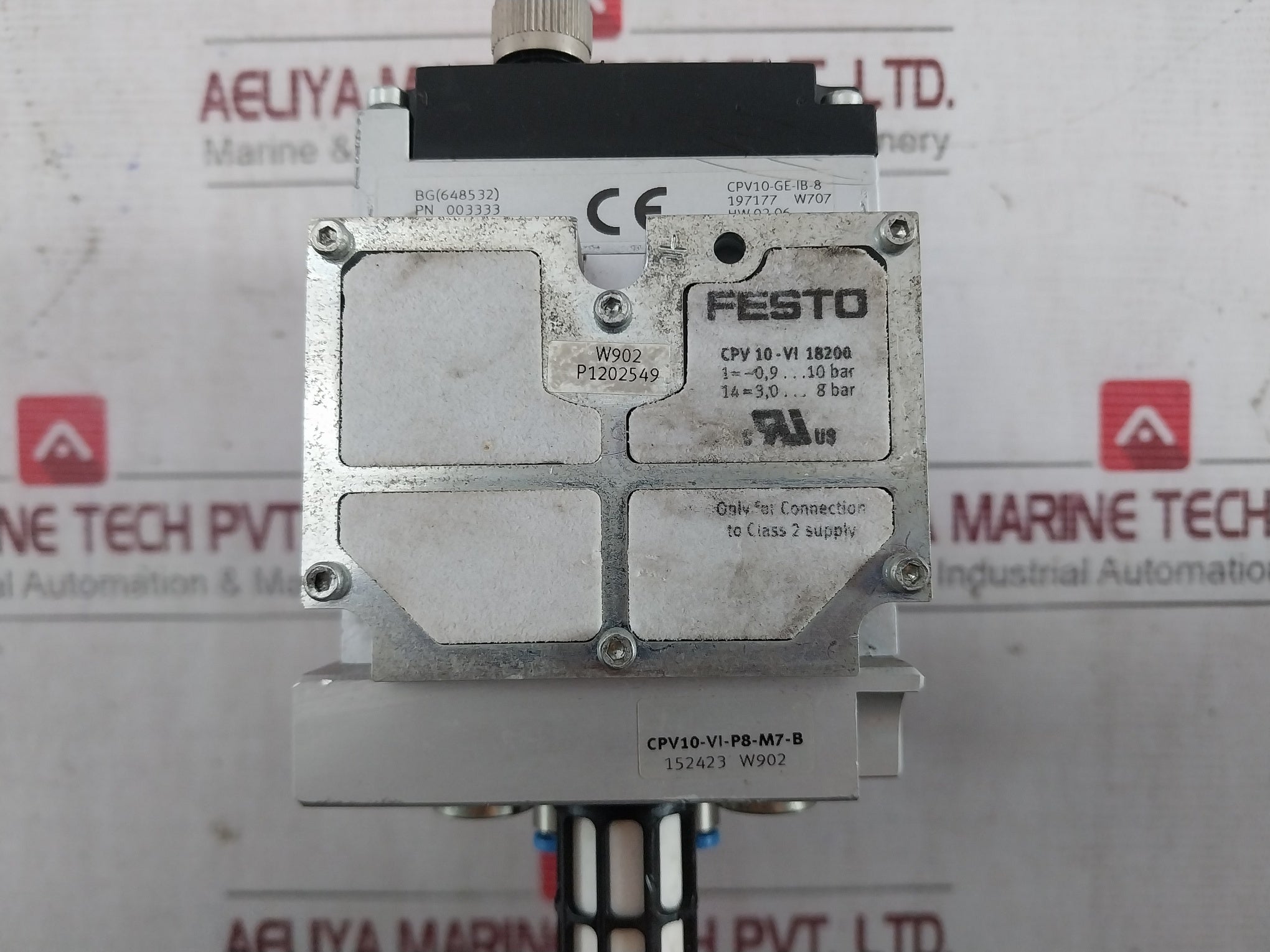 Festo Cpv10-vi Valve Terminal Ip65 14= 3,0-8Bar 152423 W902 -5°C To +50°C