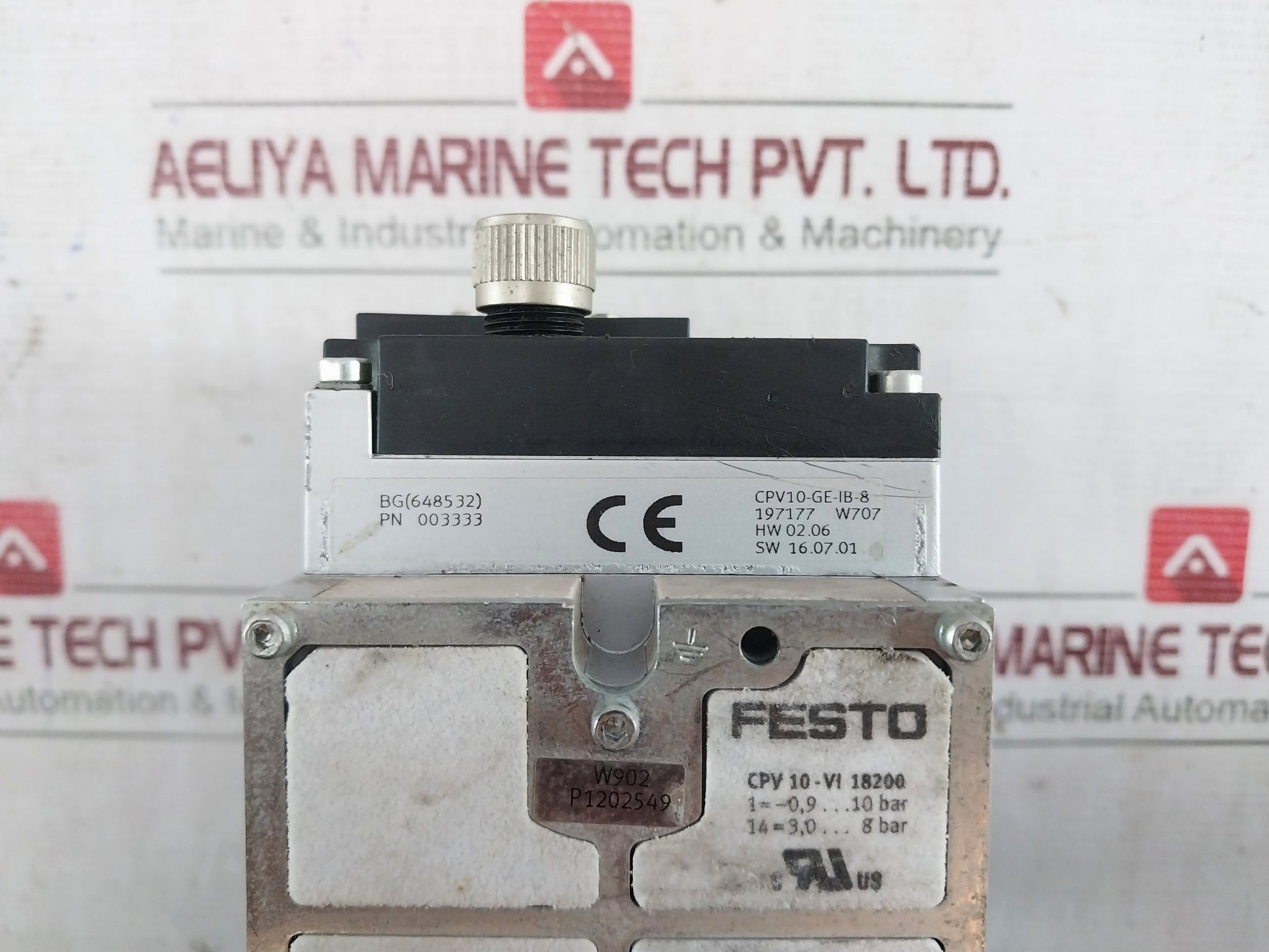 Festo Cpv10-vi Valve Terminal Ip65 14= 3,0-8Bar 152423 W902 -5°C To +50°C
