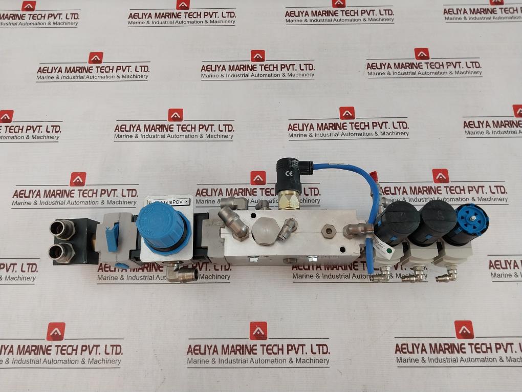 Festo Hea?M2?G1/2 Pneumatic Service?Unit Assy Air Prep Manifold Ms4?Lrb Pev?1/4A