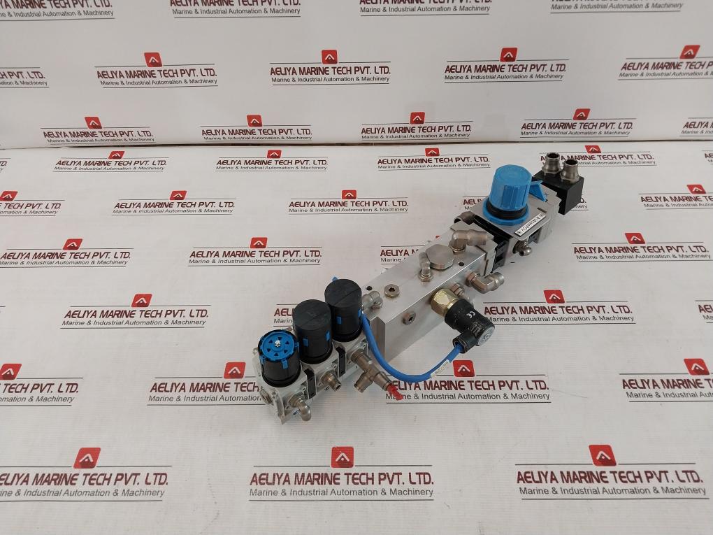 Festo Hea?M2?G1/2 Pneumatic Service?Unit Assy Air Prep Manifold Ms4?Lrb Pev?1/4A