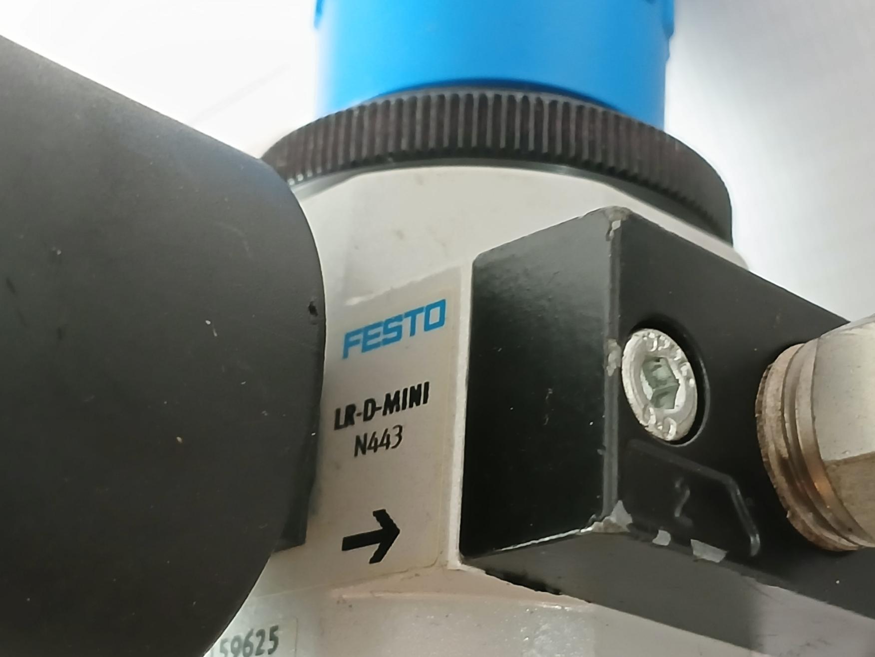 Festo Lr-d-mini Pressure Regulator 159625 16Bar 240Psi / 1,6Mpa 0-220 Psi 12Bar