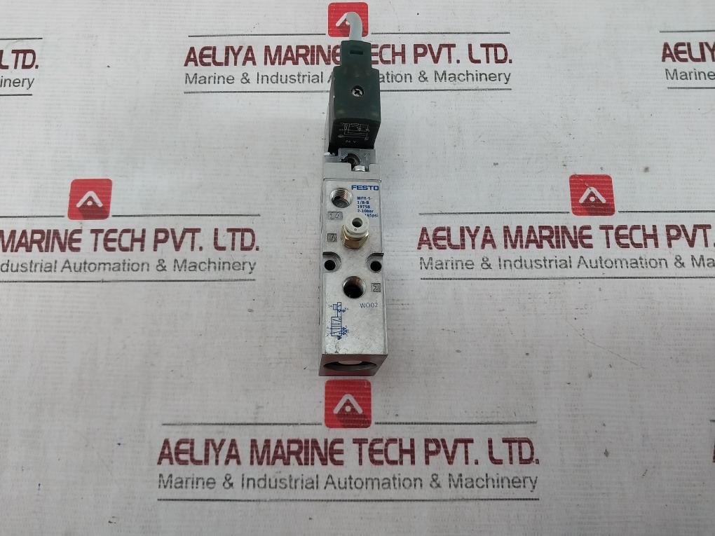 Festo Mfh-5-1/8-b Solenoid Valve 28-145Psi 2-10Bar 24Vdc 4.5W 42Vac