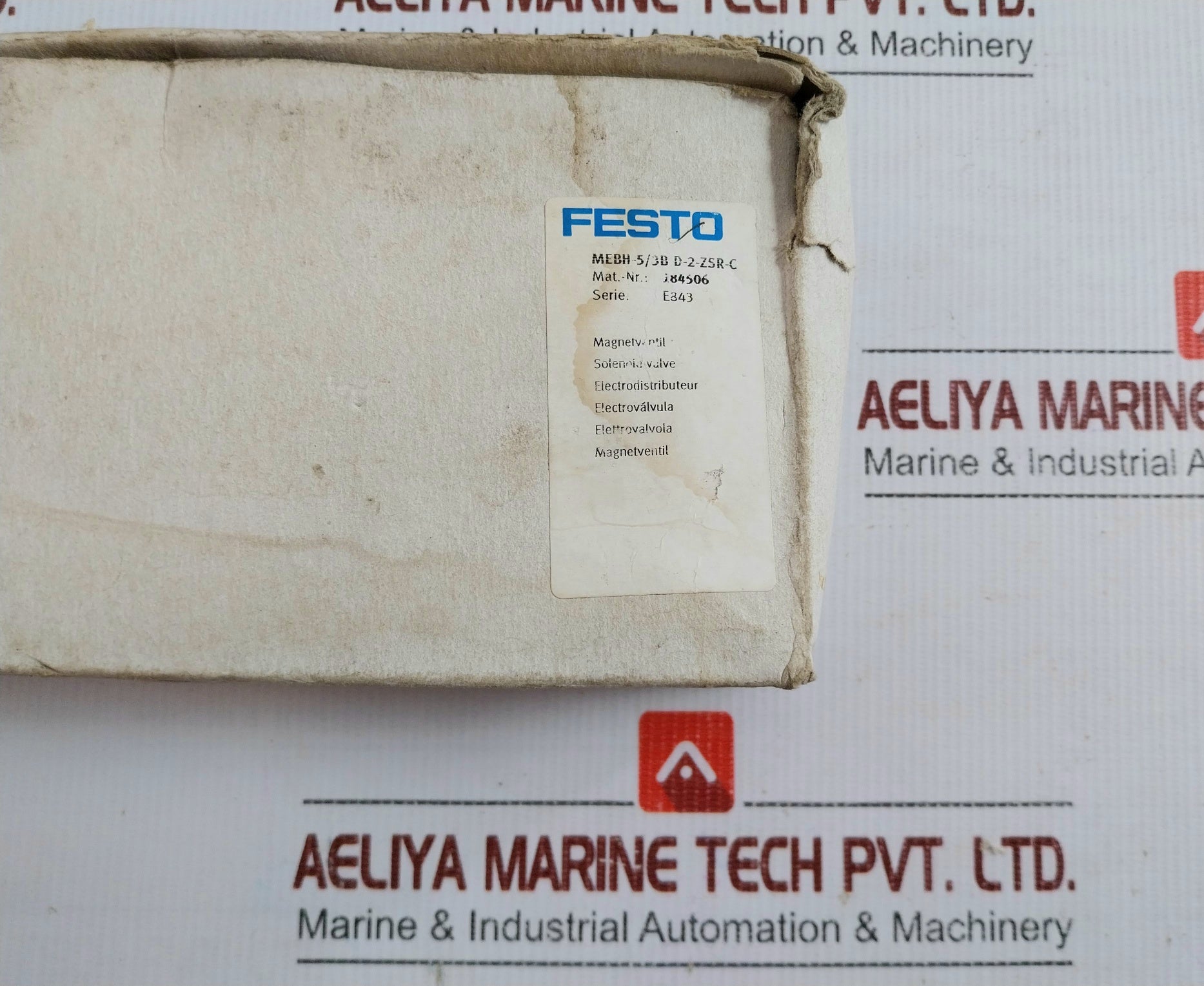 Festo Mseb-3-24 Dc Solenoid Valve 3-10 Bar