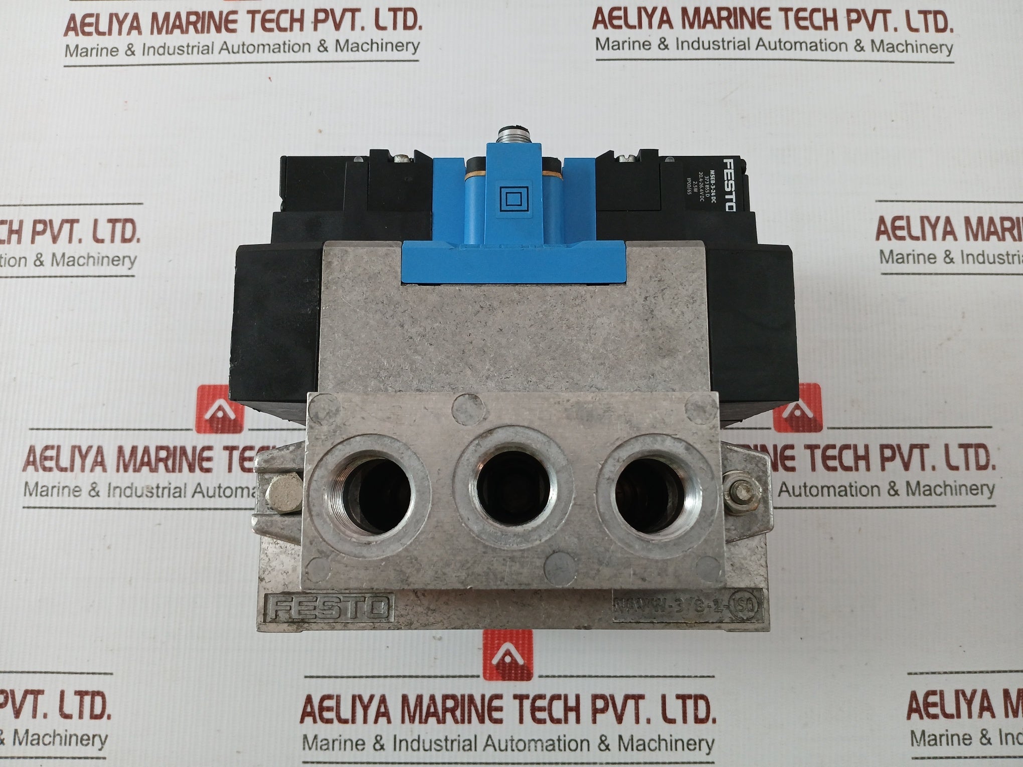 Festo Mebh-5/3B-d-2-zsr-c Solenoid Valve 3-10 Bar 40-145 Psi
