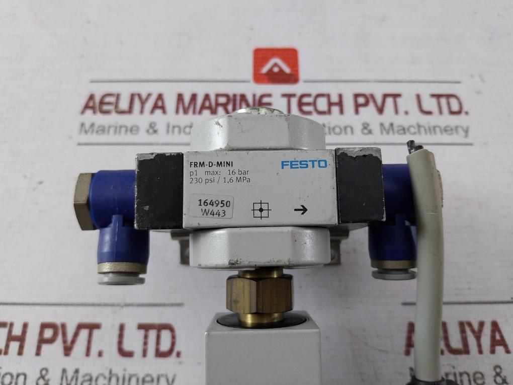Festo Pev-1/4-b 10773 Adjustable Plc Pressure Switch 24Vdc 250Vac