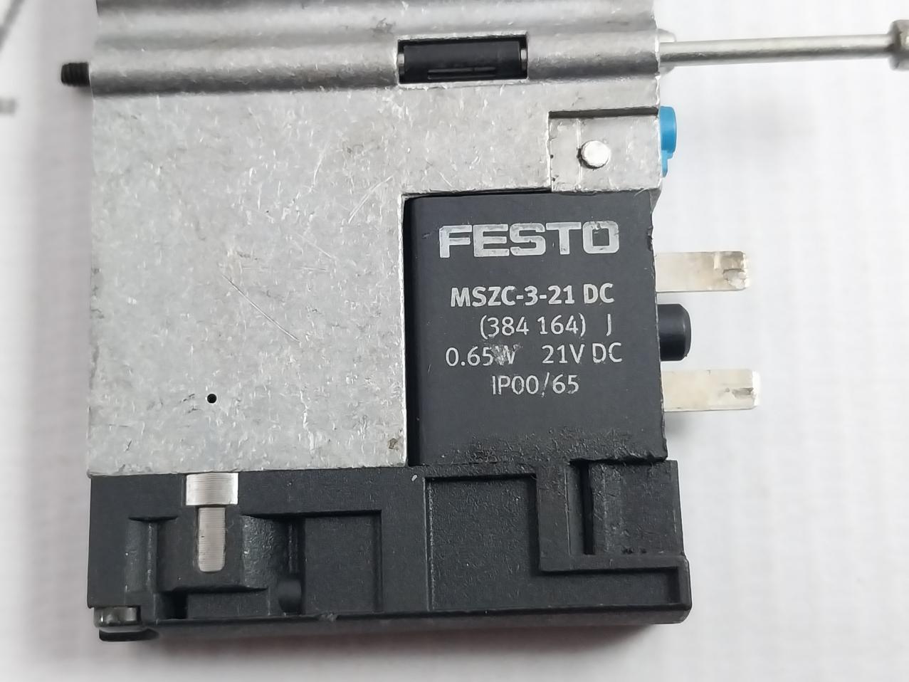 Festo Mszc-3-21 Dc Pneumatic Solenoid Valve Coil Ip00/65