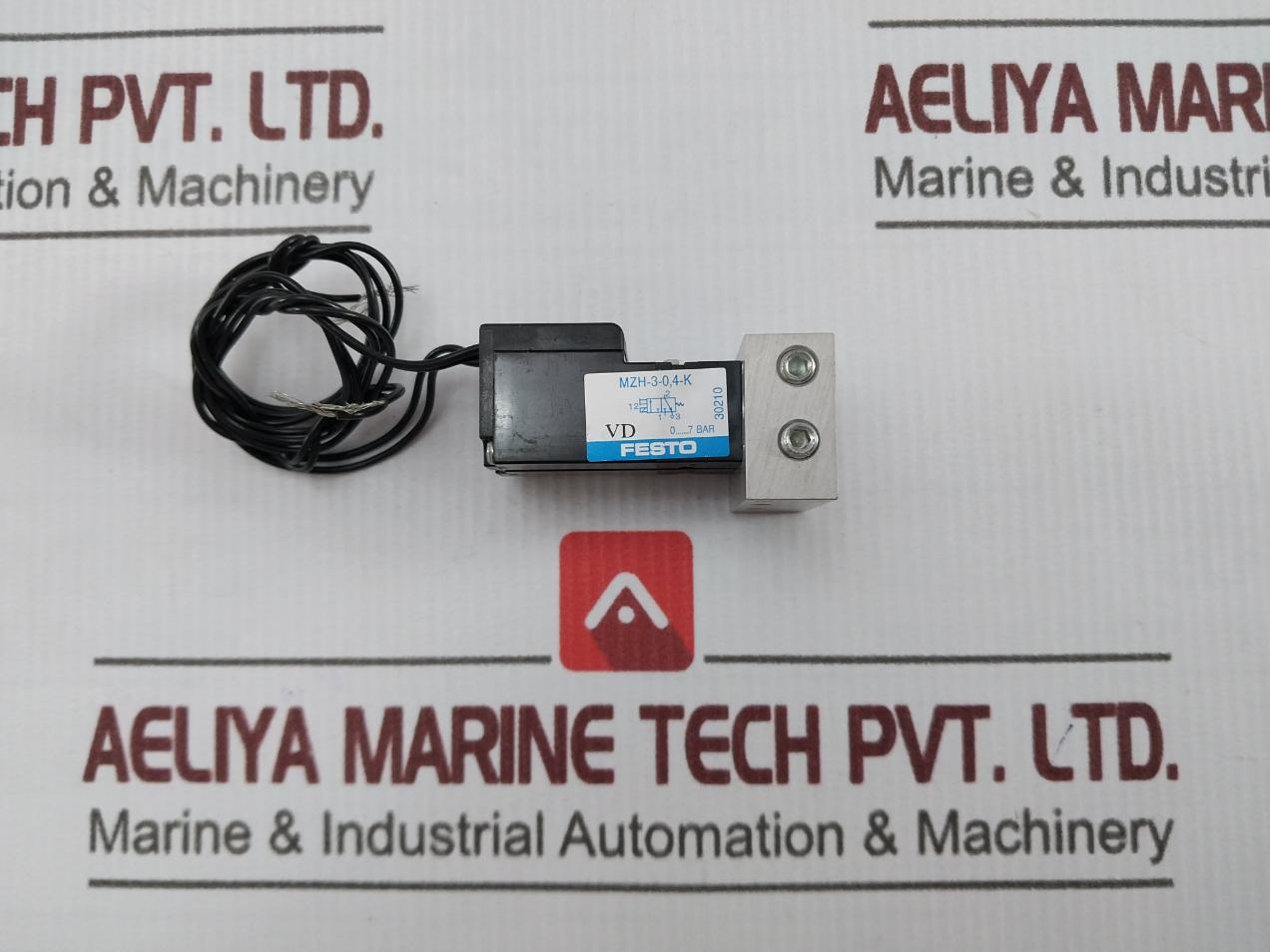 Festo Prmz-3-m3-2 Solenoid Valve Dc 24 0-7 Bar 30224