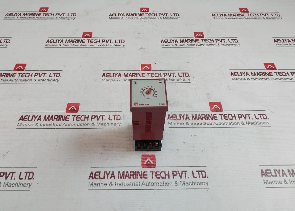 Fiber E 58 Multifunction Electronic Timer 24/110/220V 250V- 10A 30X4W