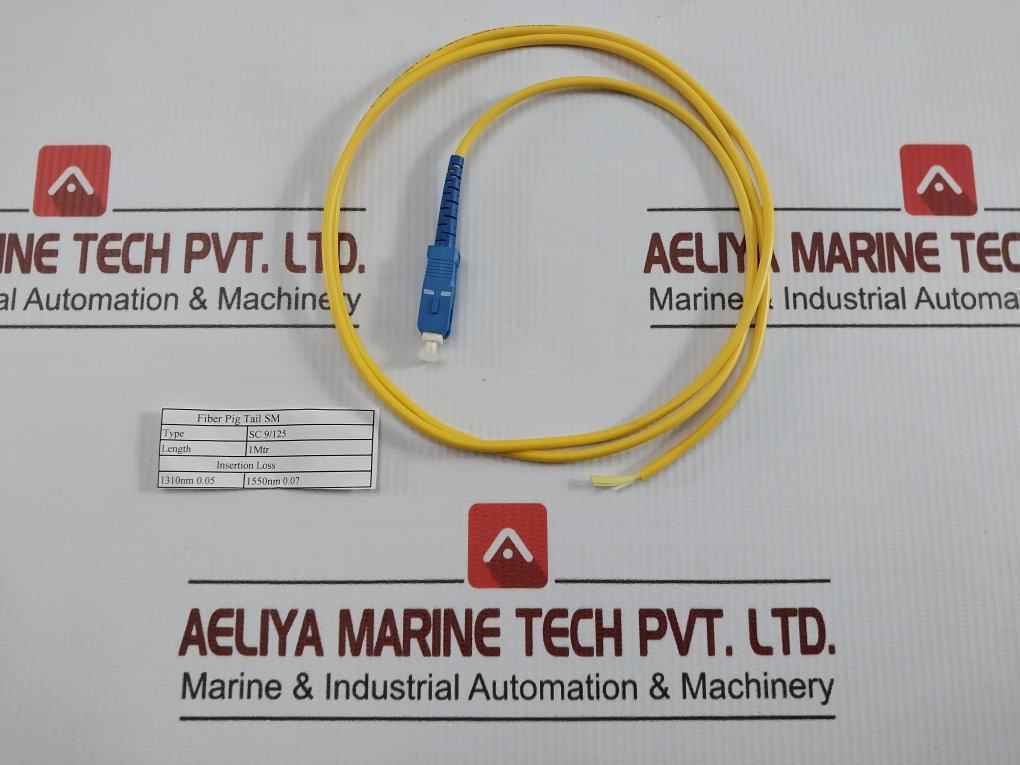 Fibre Optic Pig Tail Cable 1 Meter Sc 9/125
