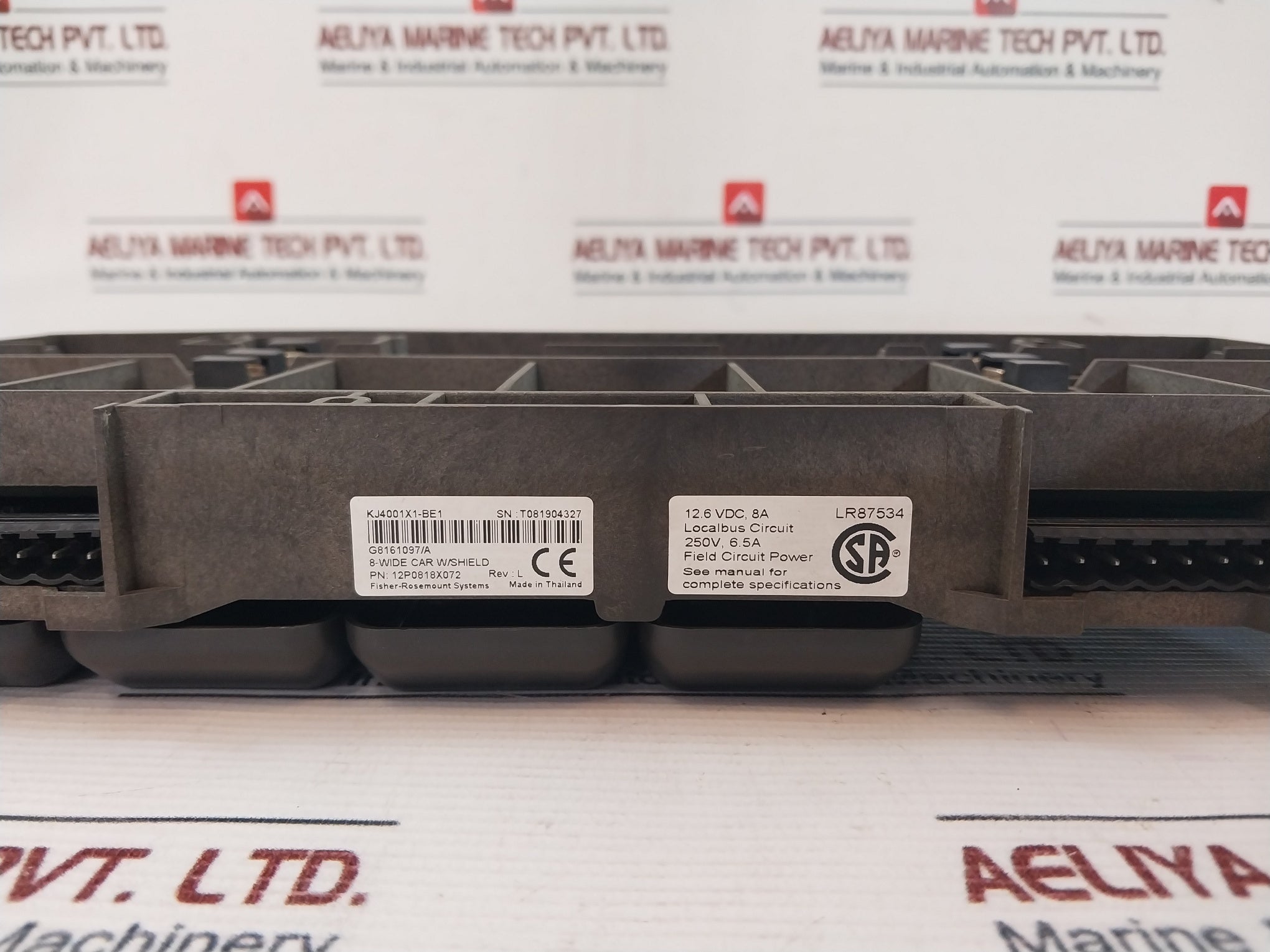 Fisher-rosemount 12P0818X072 8 Wide Carrier With Shield Kj4001X1-be1