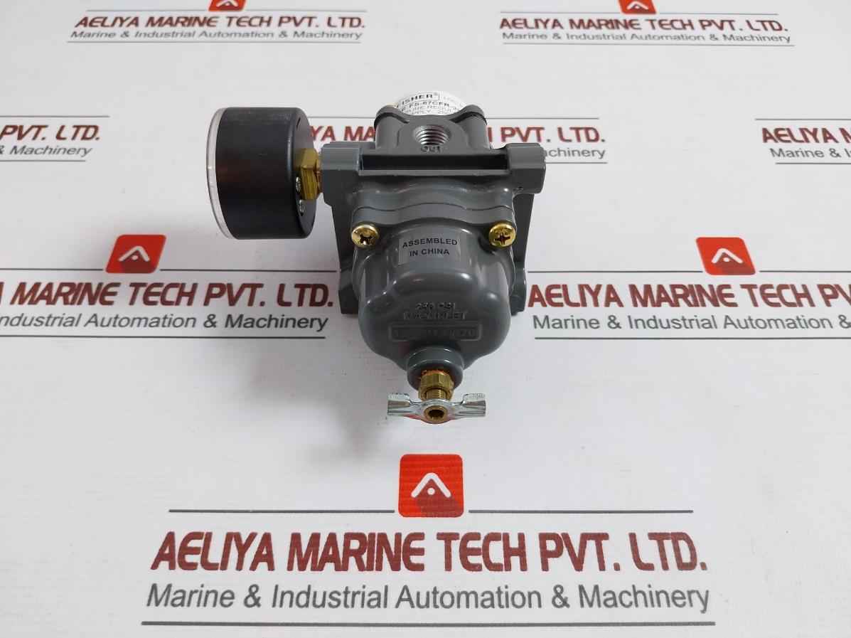 Fisher Fs-67Cfr-235 Pressure Regulator 67Cf Series 0-2 Bar 0-.2 Mpa 0-30 Psi