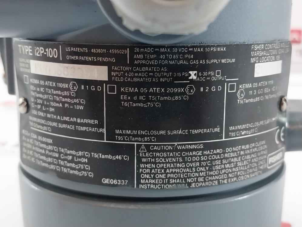Fisher I2P-100 ,