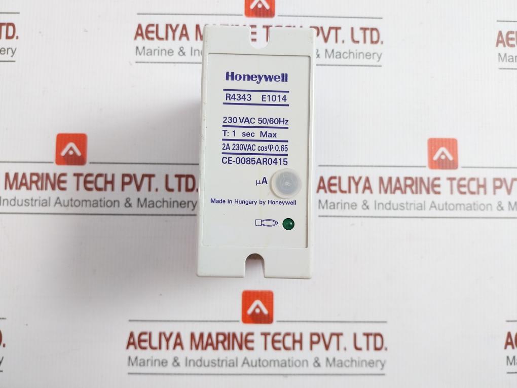 Flame Detector Relay 230Vac 50/60Hz Honeywell R4343 E1014