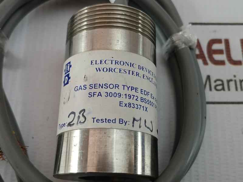 Flameproof Gas Sensor 1-meter Edf Electronic Devices