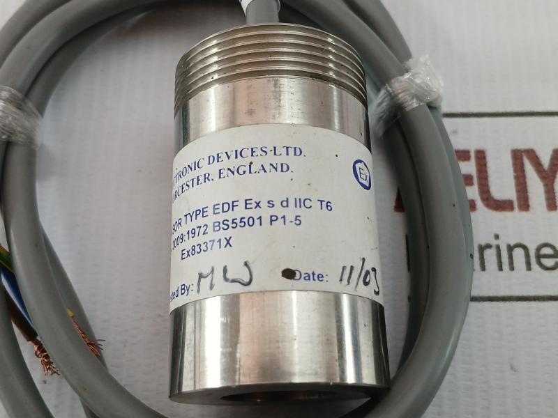 Flameproof Gas Sensor 1-meter Edf Electronic Devices