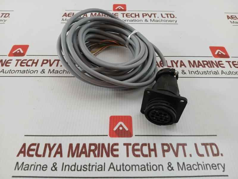 Flange Socket With Cable 5-meter 033375 Te Connectivity